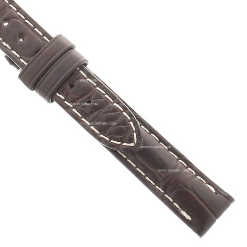Longines Cinturino Alligatore L682120613 Marrone Opaco 13/12 mm