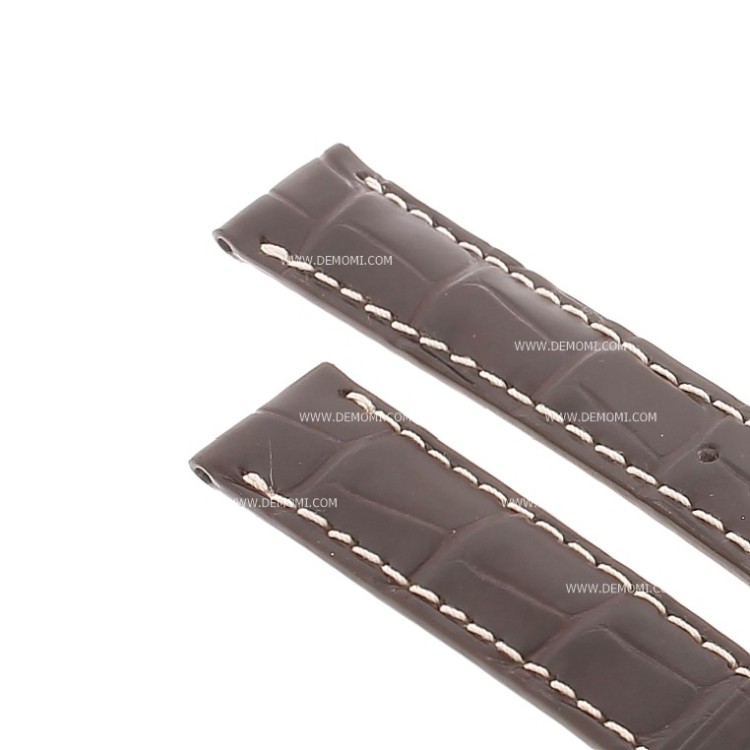 Longines Cinturino Alligatore L682135761 Marrone Opaco 15/14 mm