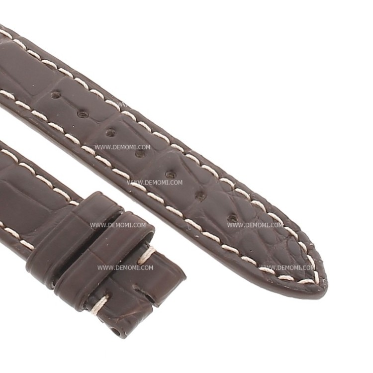 Longines Cinturino Alligatore L682135761 Marrone Opaco 15/14 mm