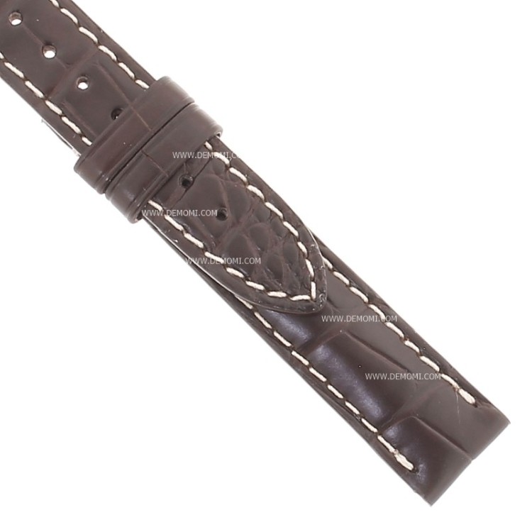 Longines Cinturino Alligatore L682135761 Marrone Opaco 15/14 mm