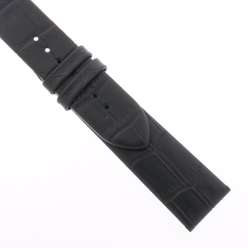 Mido Cinturino Stampa Alligatore nero 20/18 mm
