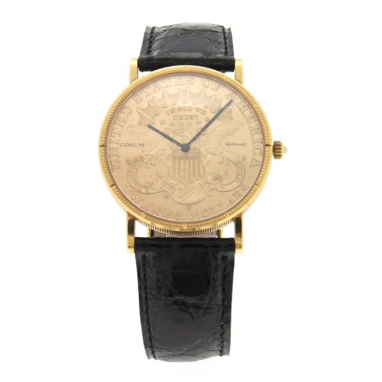 CORUM 20 $ DOLLARI 58.145.56 Oro del 1904 in Oro 18 kt 750