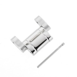 Longines maglia acciaio per Admiral 5 Stelle. Misure16 x 8 x 3,7 mm. Per L3.600.4 e simili