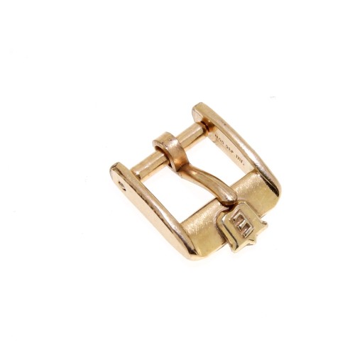 Eberhard Fibbia Vintage ardiglione Placcata Oro Rosa 9 mm emblema applicato