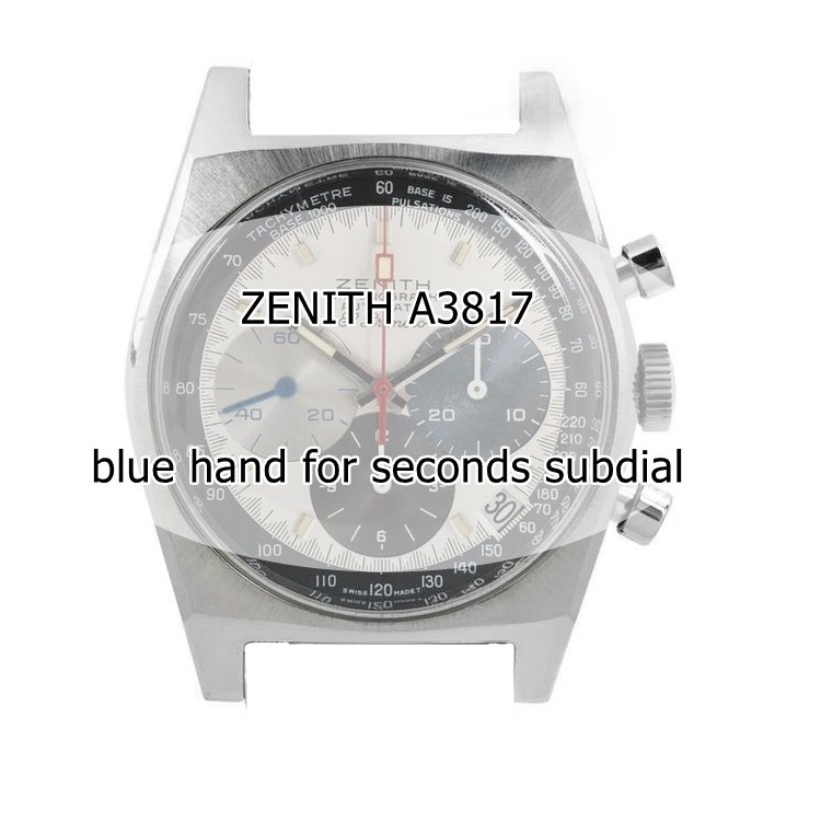 Zenith Lancetta sferino "French blue" contatore per  El Primero A3817