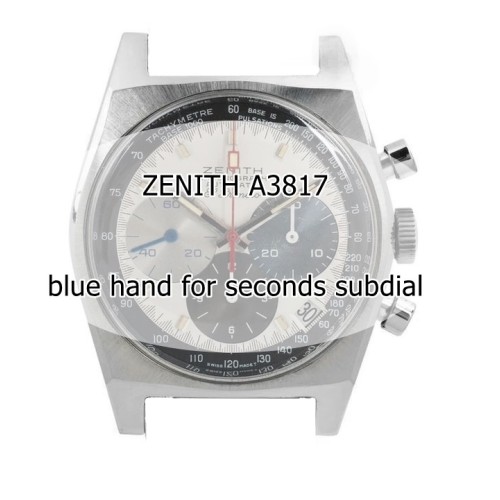 Zenith Lancetta sferino "French blue" contatore per  El Primero A3817