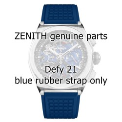 Zenith Cinturino 27.00.2322.590 Caucciù Blu 23/22 mm 2