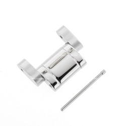 Longines maglia acciaio per Admiral 5 Stelle. Misure16 x 8 x 3,7 mm. Per L3.600.4 e simili 2