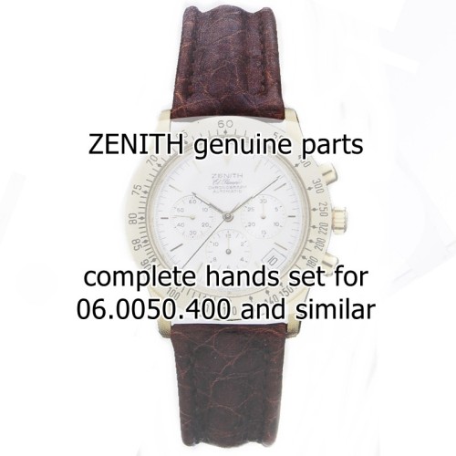 Zenith Lancette set 6 pezzi CATZN perorologio ref 06.053.400 cronografo Oro