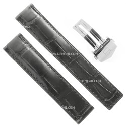 Tag Heuer Cinturino Alligatore FC6180 FDA Nero 19/18 per Carrera