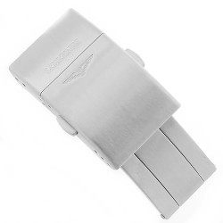 Longines Chiusura Déployante acciaio 18 mm per Conquest VHP- fits only Longines rubber strap
