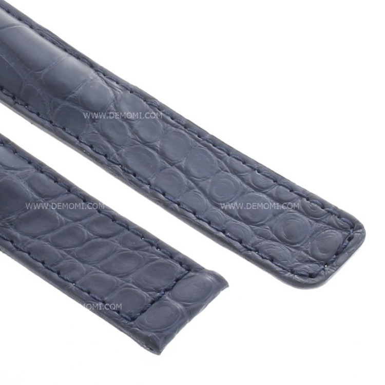 Tag Heuer Cinturino Carrera Alligatore Blu Aftermarket Compatibile19/18 mm
