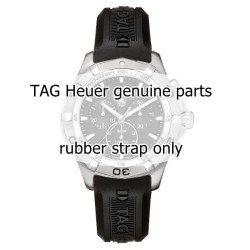 Tag Heuer Cinturino Caucciù FT8011 BT0712 Nero misure 21/18 mm per Aquaracer 2