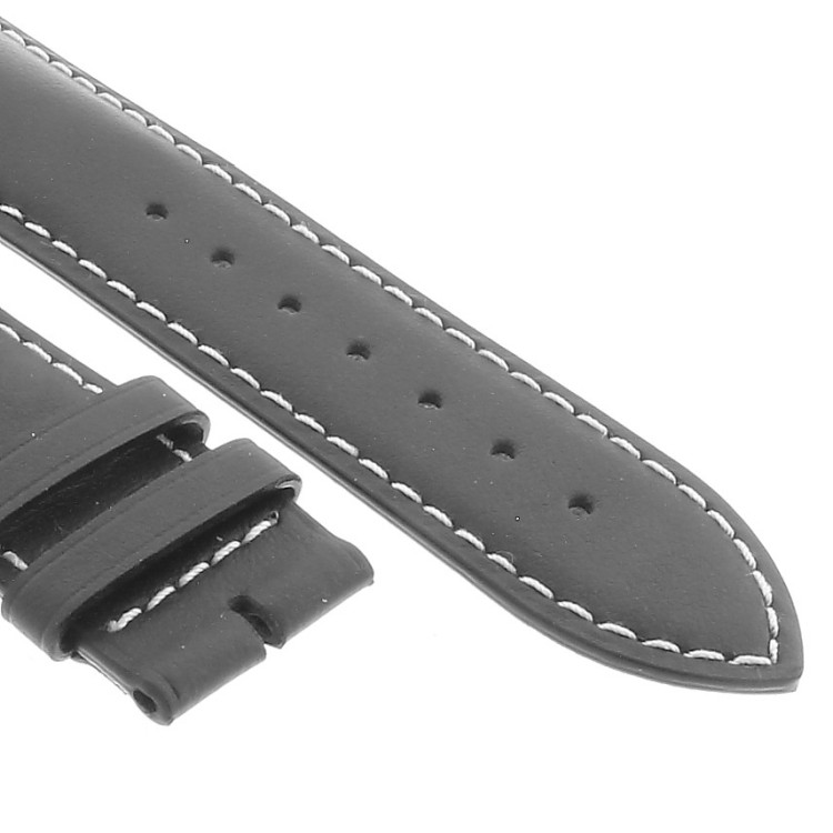 Longines Cinturino L682124852 FA Pelle Liscia Opaca Nero 21-20 mm Conquest e altri