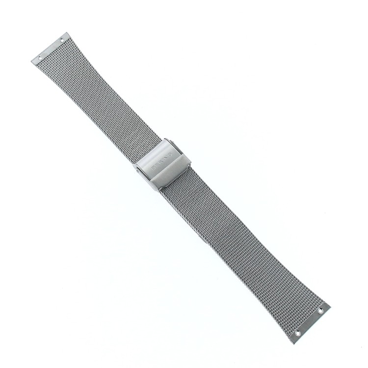 BERING Bracciale SY-20-75-110-20 acciaio maglia milano misure ansa 20 fibbia 16 mm.