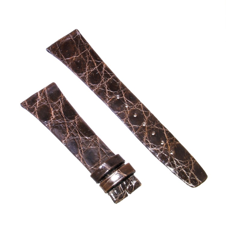 Cinturino  IWC IWA01289 Alligatore marrone lucido 22/16 mm per Novecento