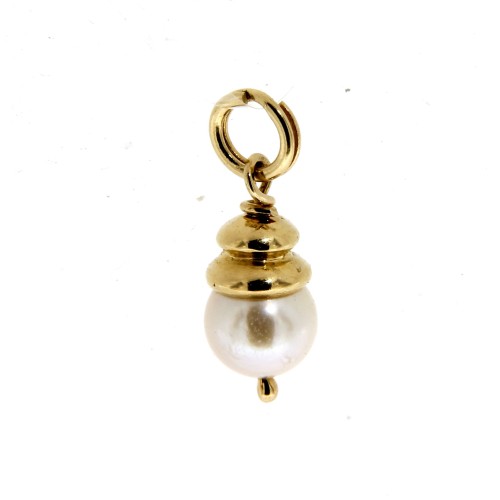 Pendente con Perla 7 mm Oro 18 kt 1,65