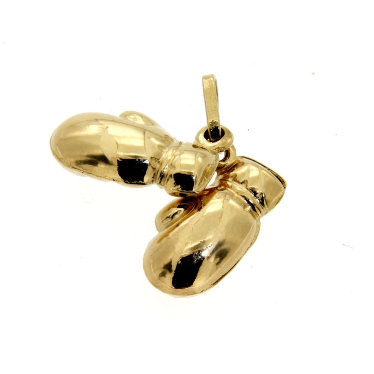 Pendente Guanti 14,3 x 8,1 x 4,8 mm Oro 18 kt 2,5 gr