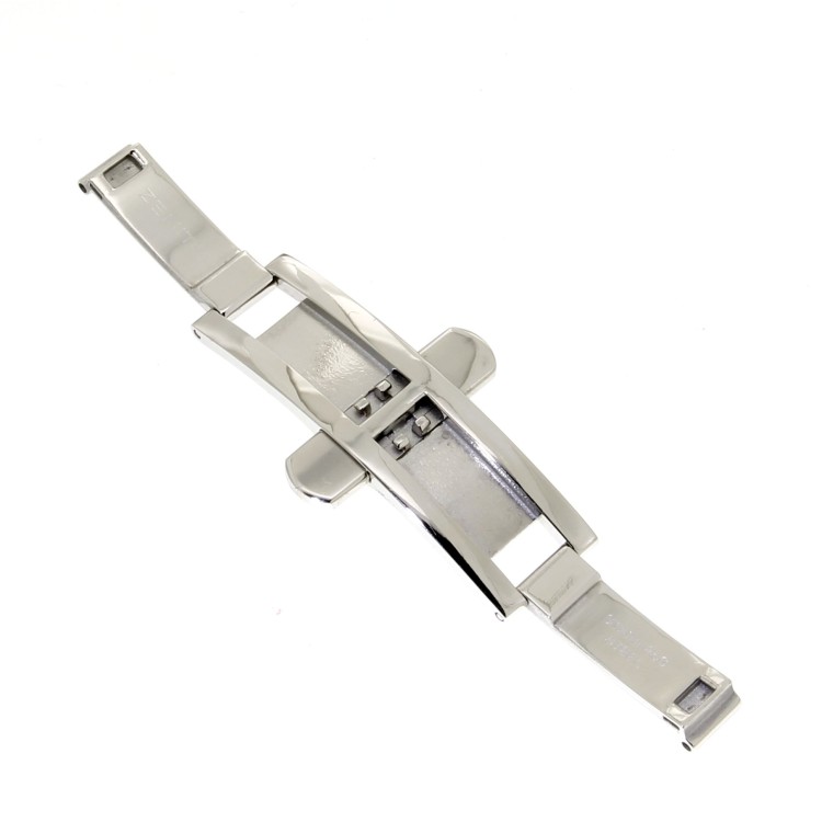 Zenith Chiusura per bracciale in acciaio misura attacco 5,9 mm. Port Royal e simili. Finitura lucida.