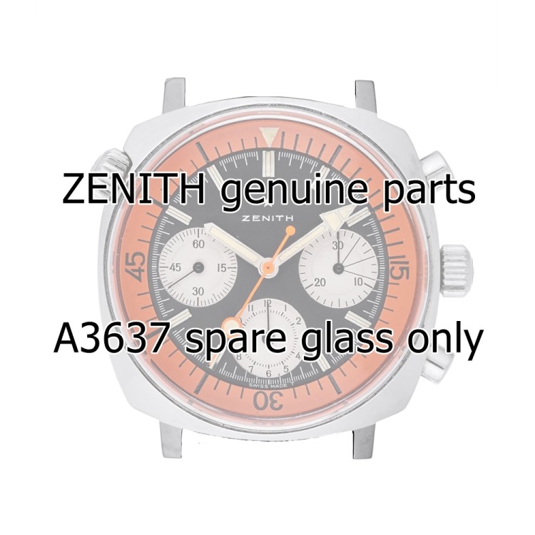 Zenith Vetro plexi per cronografo El Primero A3736 Super Sub Sea