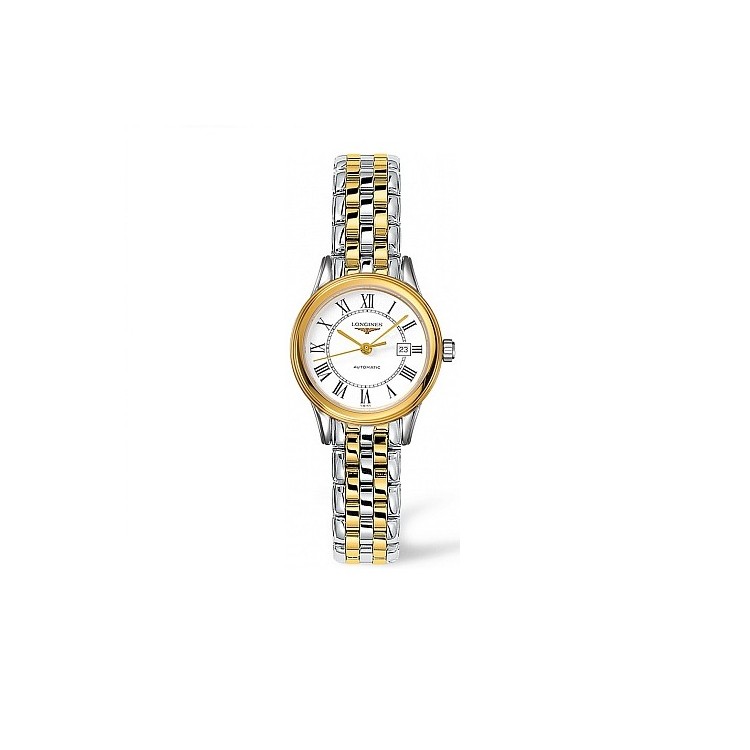 LONGINES Классический ФЛАГМАНСКИЙ L4.374.3.21.7 Автоматические 30 мм стали и PVD-покрытием