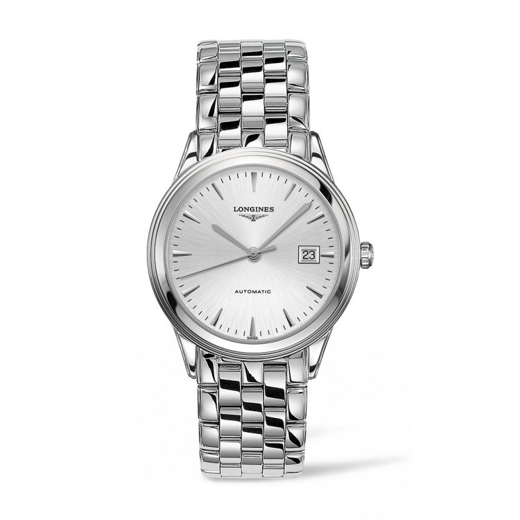 LONGINES Classico FLAGSHIP L4.874.4.72.6 Automatico acciaio bracciale silver indici  38,5 mm