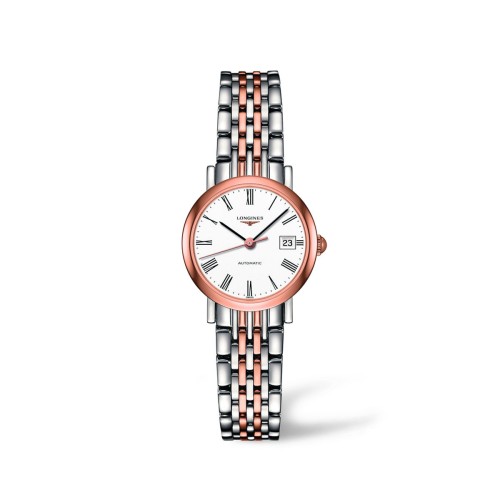 LONGINES ELEGANT COLLECTION L4.309.5.11.7 Automatico Acciaio Oro  25.5 mm