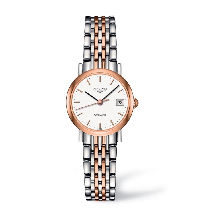 LONGINES ELEGANT COLLECTION L4.309.5.12.7 Automatico Acciaio Oro  25,5 mm