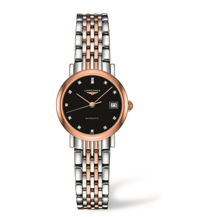 LONGINES ELEGANT COLLECTION L4.309.5.57.7  Automatico Acciaio Oro  25,5 mm