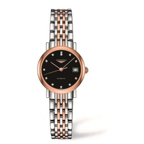 LONGINES ELEGANT COLLECTION L4.309.5.57.7  Automatico Acciaio Oro  25,5 mm
