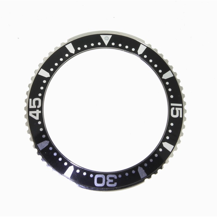 Longines lunetta Girevole Acciaio Nero per L3.641.4.  cassa diametro 39 mm.
