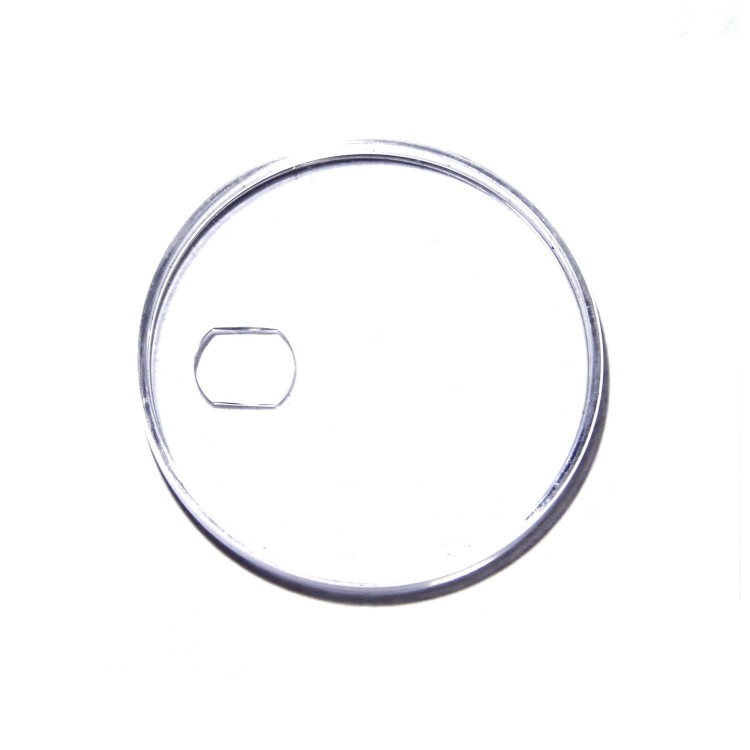 Longines Vetro in plexiglass con lente data misura diametro 214 mm