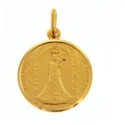 Medaglia MADONNA Loreto Misura 19 mm Oro Giallo 18 kt 4,4 gr 2