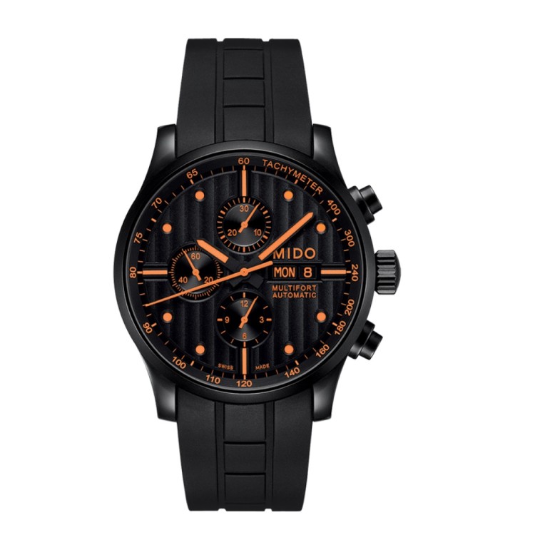 MIDO Multifort M005.614.37.051.01 Cronografo Automatico in Acciaio Black PVD 44  mm