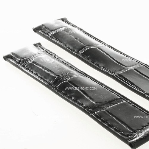 Tag Heuer Cinturino Alligatore FC6180 FDA Nero 19/18 per Carrera