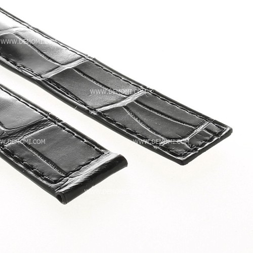 Tag Heuer Cinturino Carrera Alligatore FC6180 FDA Nero 19/18
