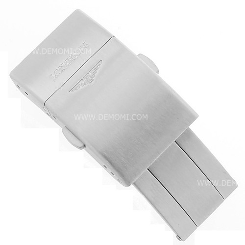 Longines Chiusura Déployante acciaio 18 mm per Conquest VHP- fits only Longines rubber strap