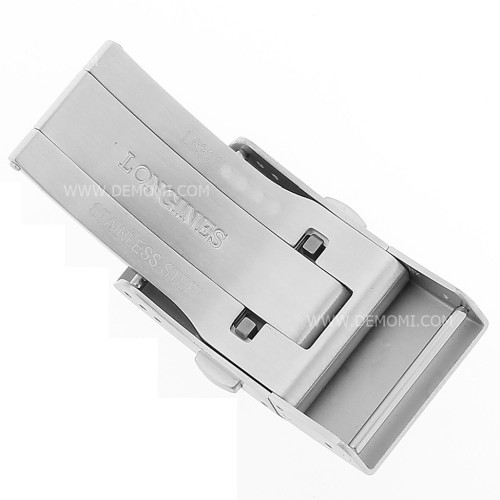 Longines Chiusura Déployante acciaio 18 mm per Conquest VHP- fits only Longines rubber strap