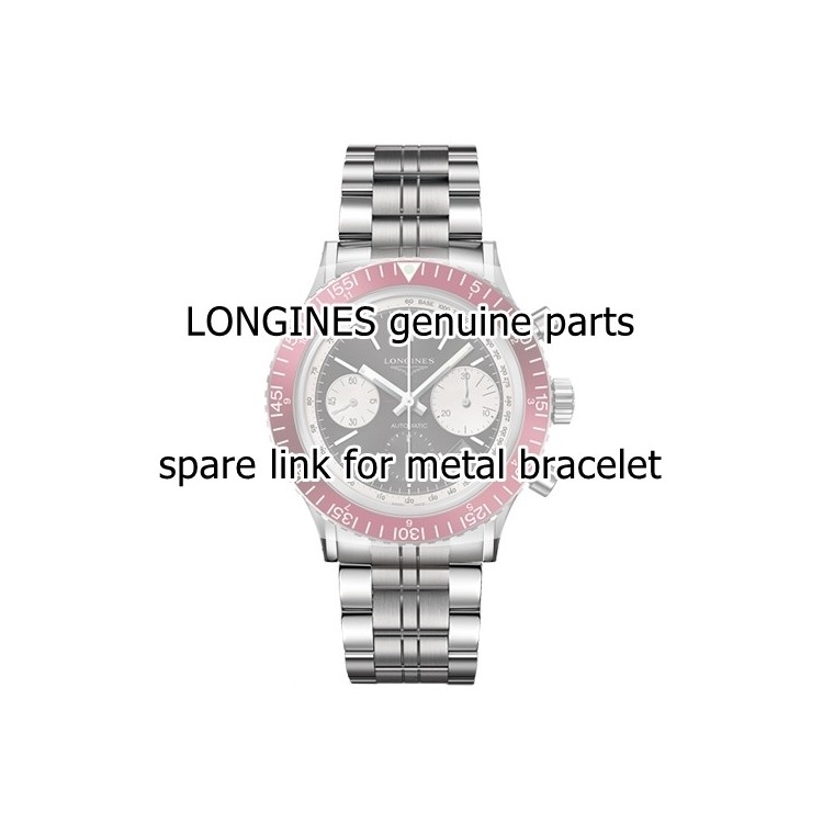 Longines maglia acciaio per Heritage Legend Diver Cronografo L2.808.4