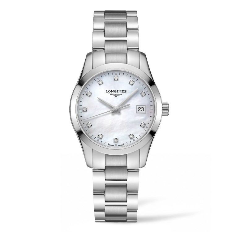 Longines CONQUEST Classic L2.386.4.87.6 Quarzo 34 mm Argentè.