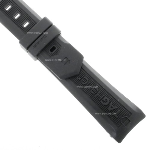 Tag Heuer Cinturino Caucciù FT8011 BT0712 Nero misure 21/18 mm per Aquaracer