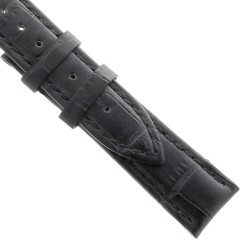 Cinturino Stampa Alligatore Nero opaco 18/16 mm B40B classico 2