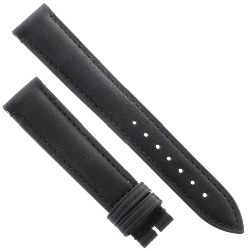 Cinturino Vitello Nero opaco 18/16 mm bombatura 5 mm classico