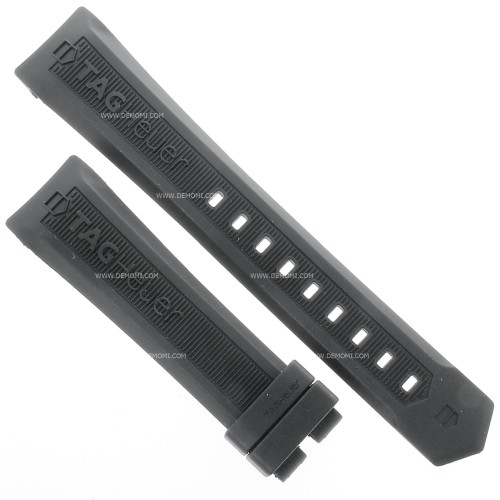 Tag Heuer Cinturino Caucciù FT8011 Nero misure 21/18mm per Aquaracer
