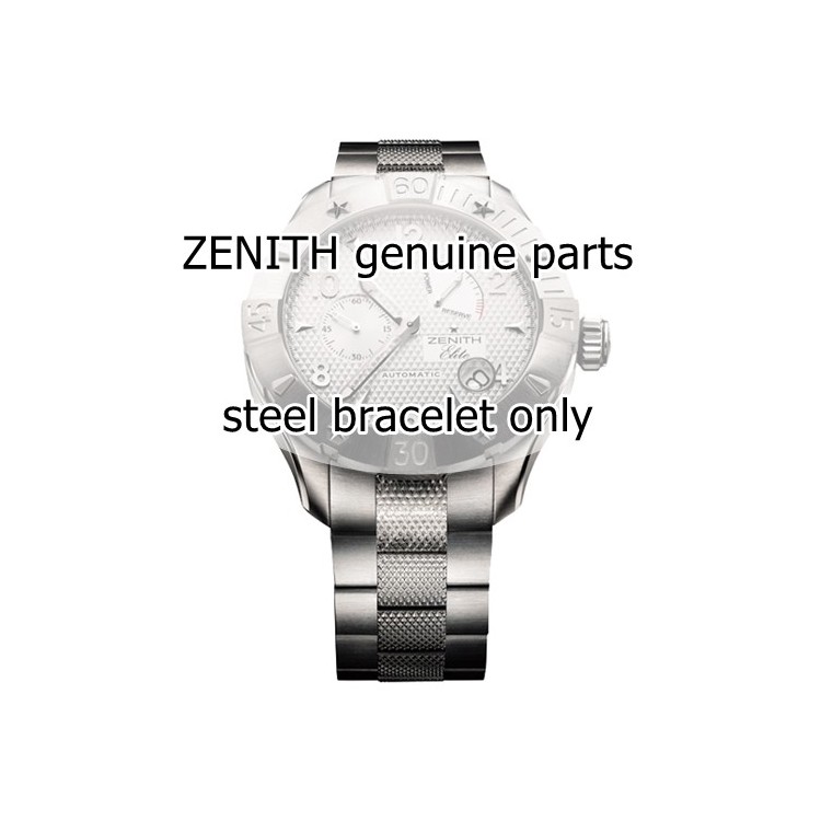 Zenith Bracciale 27.02.0516.685 in acciaio ansa 21 mm per Defy 03.0516.680 e simili