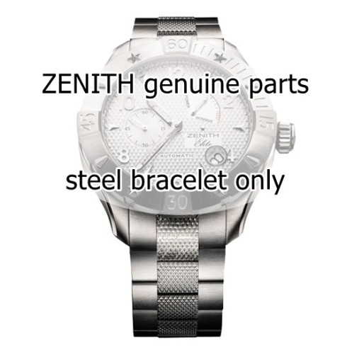 Zenith Bracciale 27.02.0516.685 in acciaio ansa 21 mm per Defy 03.0516.680 e simili