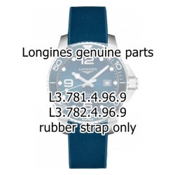 Longines Cinturino Caucciù Blu FDA 21/19 mm Hydroconquest Ceramic L3.781.4 , L3.782.4 2
