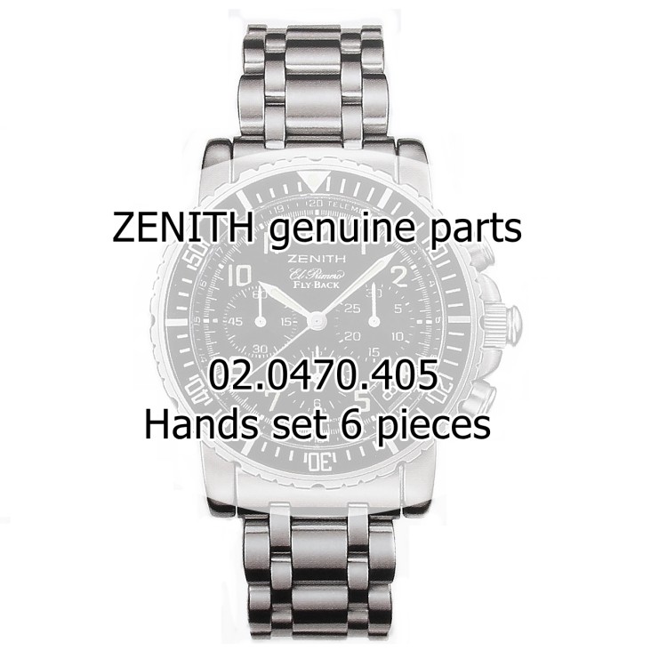 Zenith hands for Rainbow 02.0470.405
