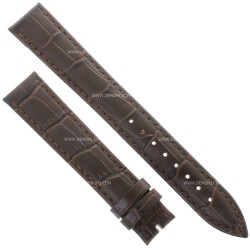 Cinturino XL Stampa Alligatore Marrone Moka Opaco 18/16 mm classico