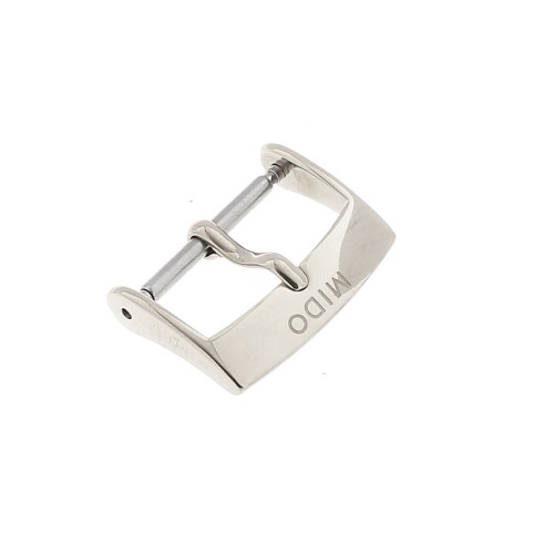 Mido Fibbia Ardiglione 18 mm Acciaio